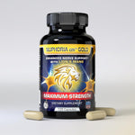 Nuphoria Cm Gold nerve support formula front bottle view