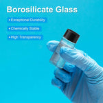PATIKIL clear graduated vials close up