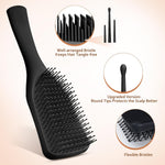Shinlea lightweight travel hairbrush in hand