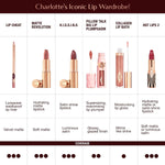 Charlotte Tilbury Hot Lips 2.0 lipstick applicator and shade