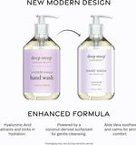 Deep Steep lavender vanilla clean beauty hand wash label