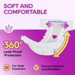Honey Care small dog diapers display showing the soft interior absorption core.