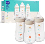 MAM 6oz Pure Glass Feel Good Anti-Colic 0+ Months Baby Bottle, 3 Pk, Unisex - Image 15