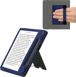Kwmobile Kobo Sage flip case front view in dark blue
