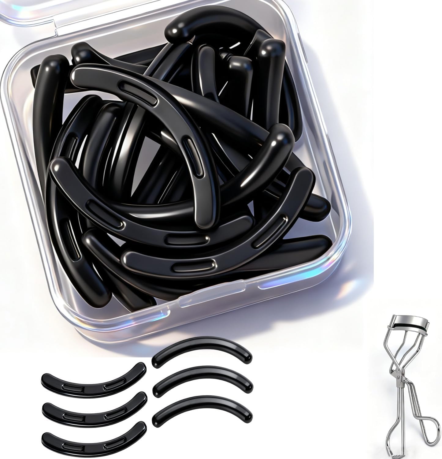 Cllfuu 30 Pack eyelash curler refills front view