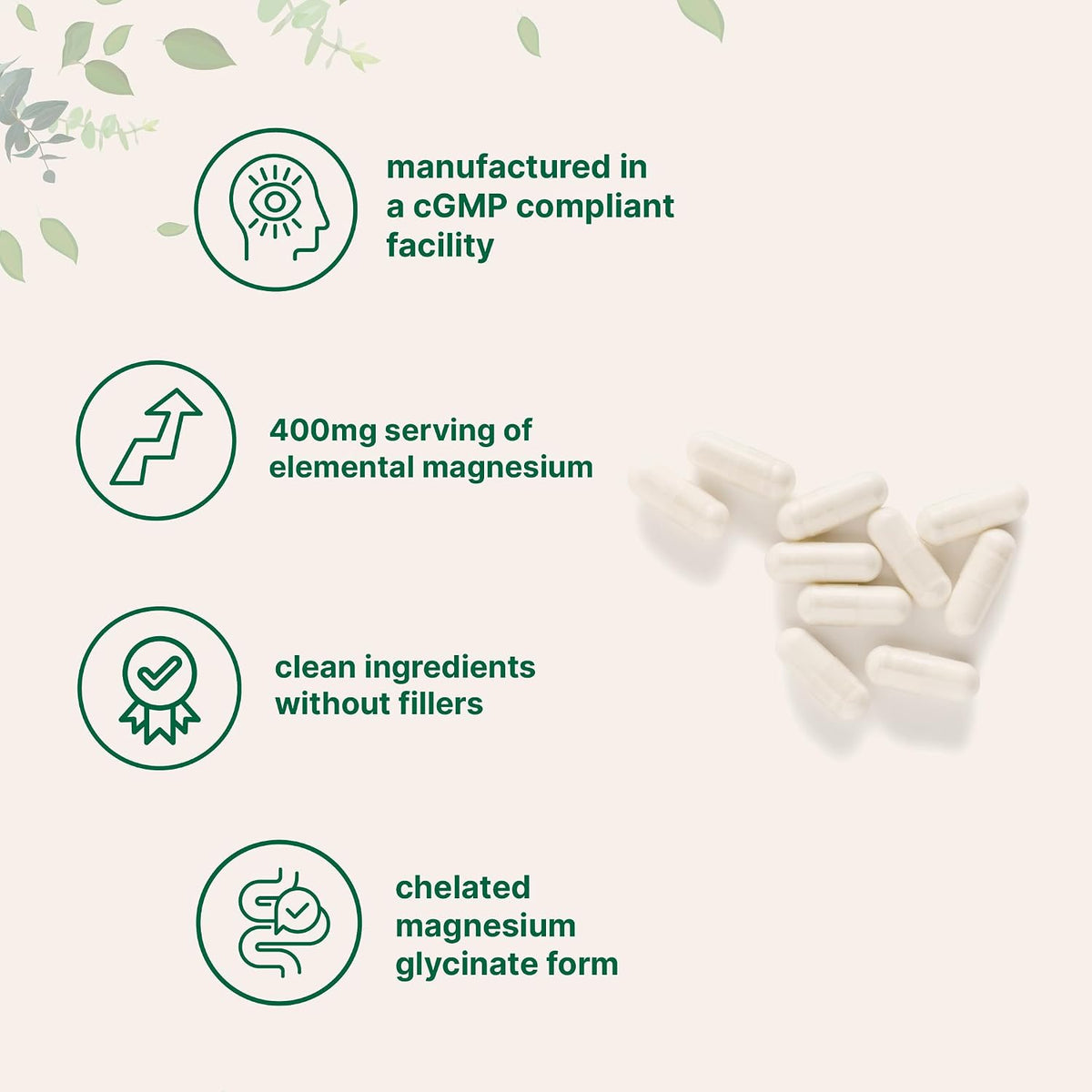 Micro Ingredients magnesium glycinate elemental form details