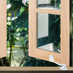 LLOUSSAK sliding door latch hardware components layout