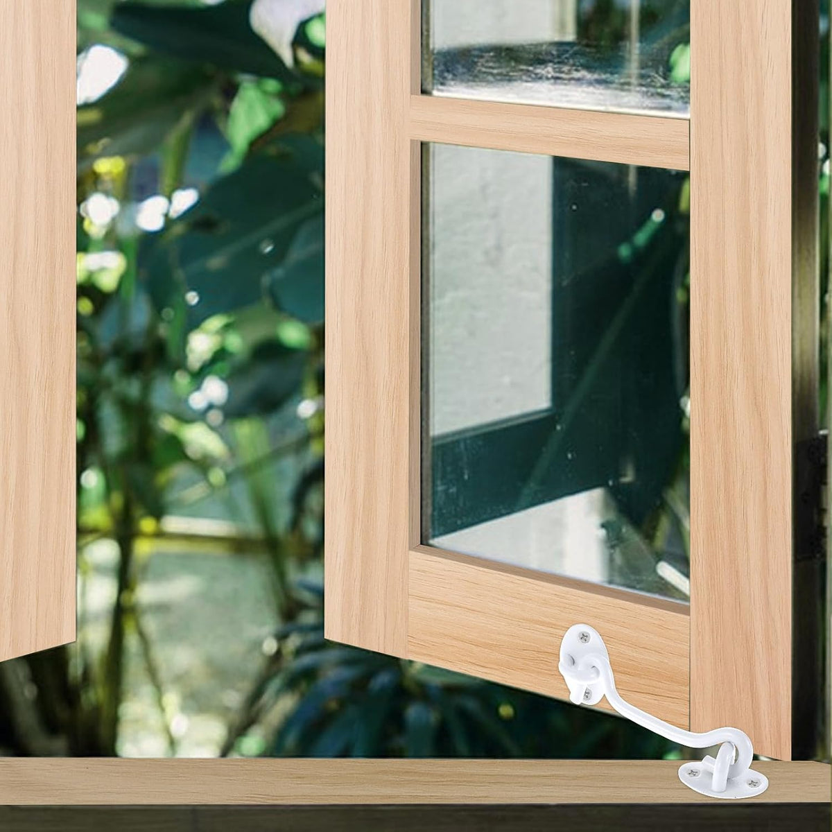 LLOUSSAK sliding door latch hardware components layout