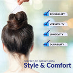 Flexible elastic band detail of ZefeqCo hair net