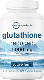 Micro Ingredients glutathione 1000mg bottle front view supplement