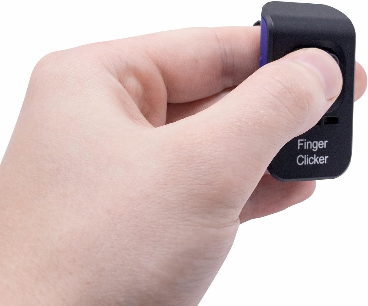 Educator Dog Training Finger Clicker with Audible Sound for Positive Reinforcement, Behavior and Obedience Pet Trainer, Blue - Image 5