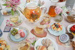 Teabloom 40 ounce glass teapot with blooming tea blossom inside