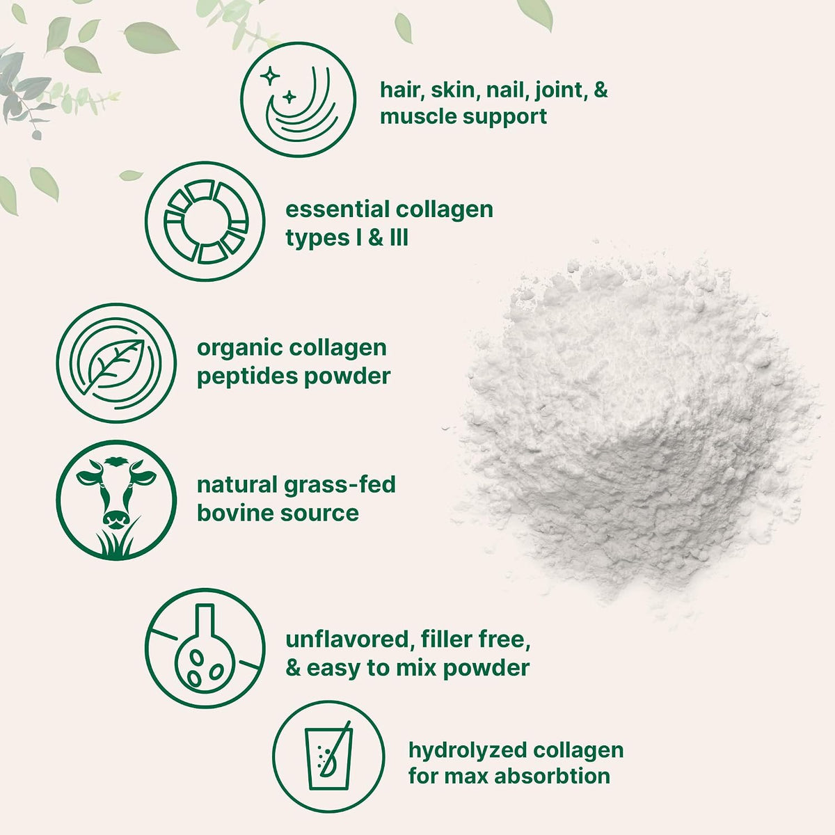 Hydrolyzed peptide powder mixing smoothly into morning coffee
