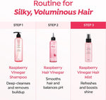 Ingredients list on A'Pieu Raspberry Vinegar Hair Mist bottle