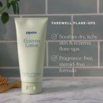 Pipette fragrance free eczema cream tube close up