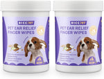 HICC PET Ear Cleaner Finger Wipes for Dogs, Cats, Small Animals, Vet-Trusted Dog Ear Infection Treatment to Relief Itchy & Inflammation, Clean Wax, Dirt, Stain & Odor, Hypoallergenic(Coconut Scent) - Image 13