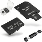 Generic 128GB MicroSDXC memory card front view showing U3 V30 branding