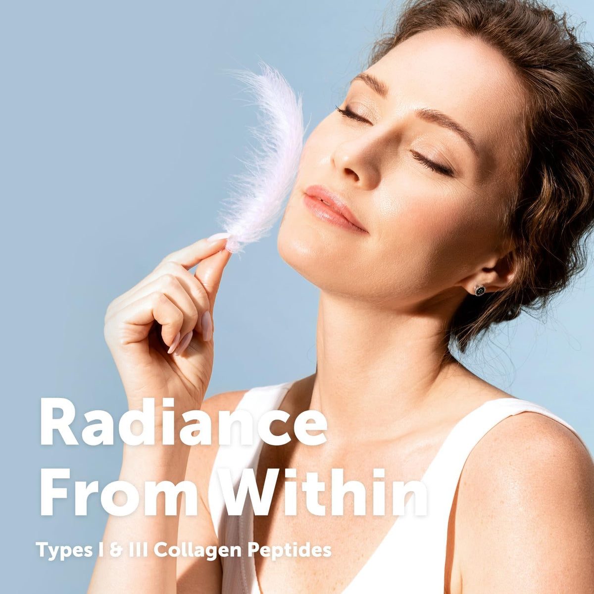 Micro Ingredients unflavored collagen powder texture and scoop