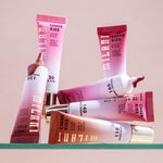 Milani Cheek Kiss Liquid Blush being blended on cheek