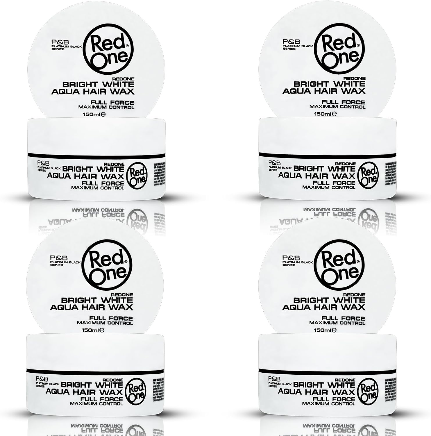 Red One Bright White Aqua Hair Wax 150ml - Image 1