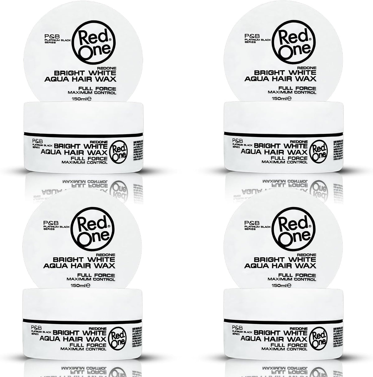 Red One Bright White Aqua Hair Wax 150ml - Image 1
