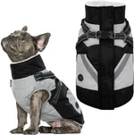 IECOii Dog Coat for Large Dogs, Orange, X-Large - Waterproof Winter Fleece Jacket with Harness, Turtleneck, Reflective Straps, Zipper Closure - Image 12
