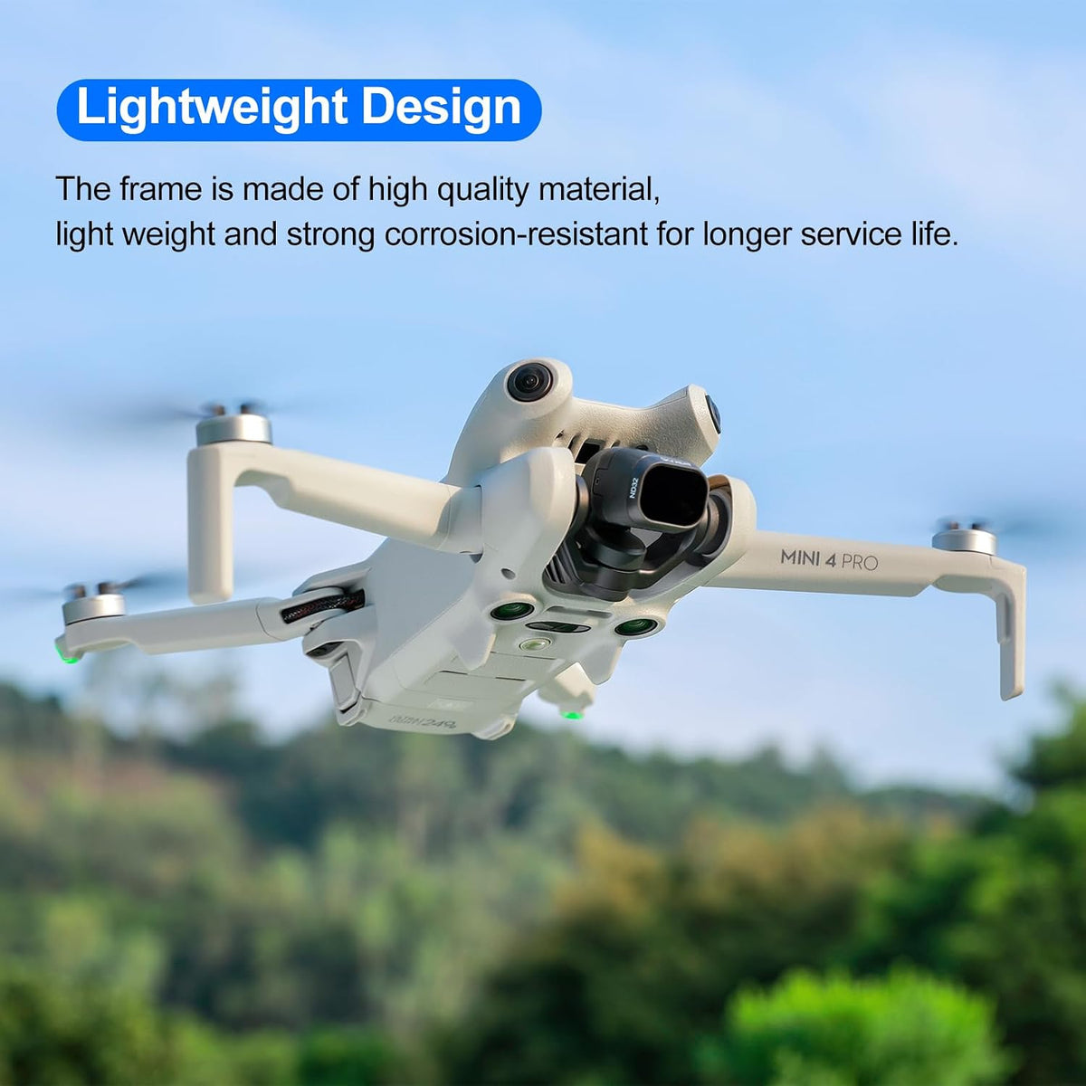 Skyreat drone filter packaging and accessories layout