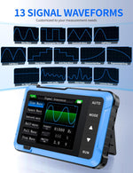 FNIRSI DSO-510 handheld oscilloscope package accessories layout
