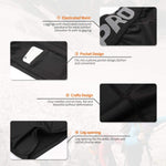 Queerier fitness gym shorts camouflage and black variants