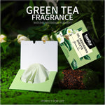 Teenitor natural linen oil blotting pads close up