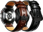 Compatible Samsung Galaxy Watch Ultra 2 1 Bands 47mm Men Women, No Gaps Genuine Leather Replacement strap with Stainless Steel Buckle for Galaxy Watch Ultra Smartwatch Brown - Image 10