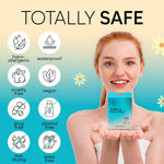 Demonstration of face blemish patch application