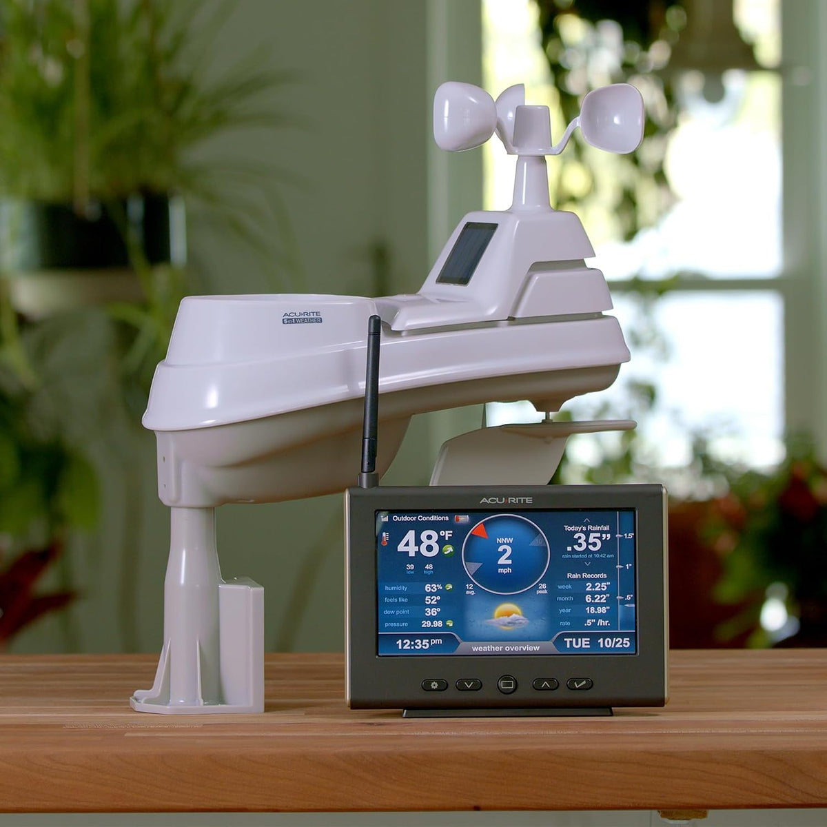 AcuRite outdoor sensor mounting bracket and installation components