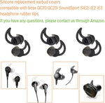 Soft silicone earbud covers with storage box