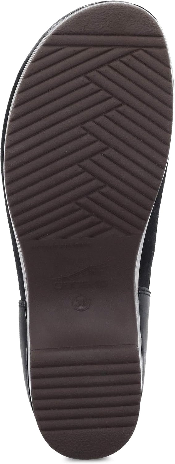 Dansko women brenna clog back heel angle