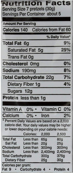 Individual bag of Glutino gluten free chocolate covered pretzels