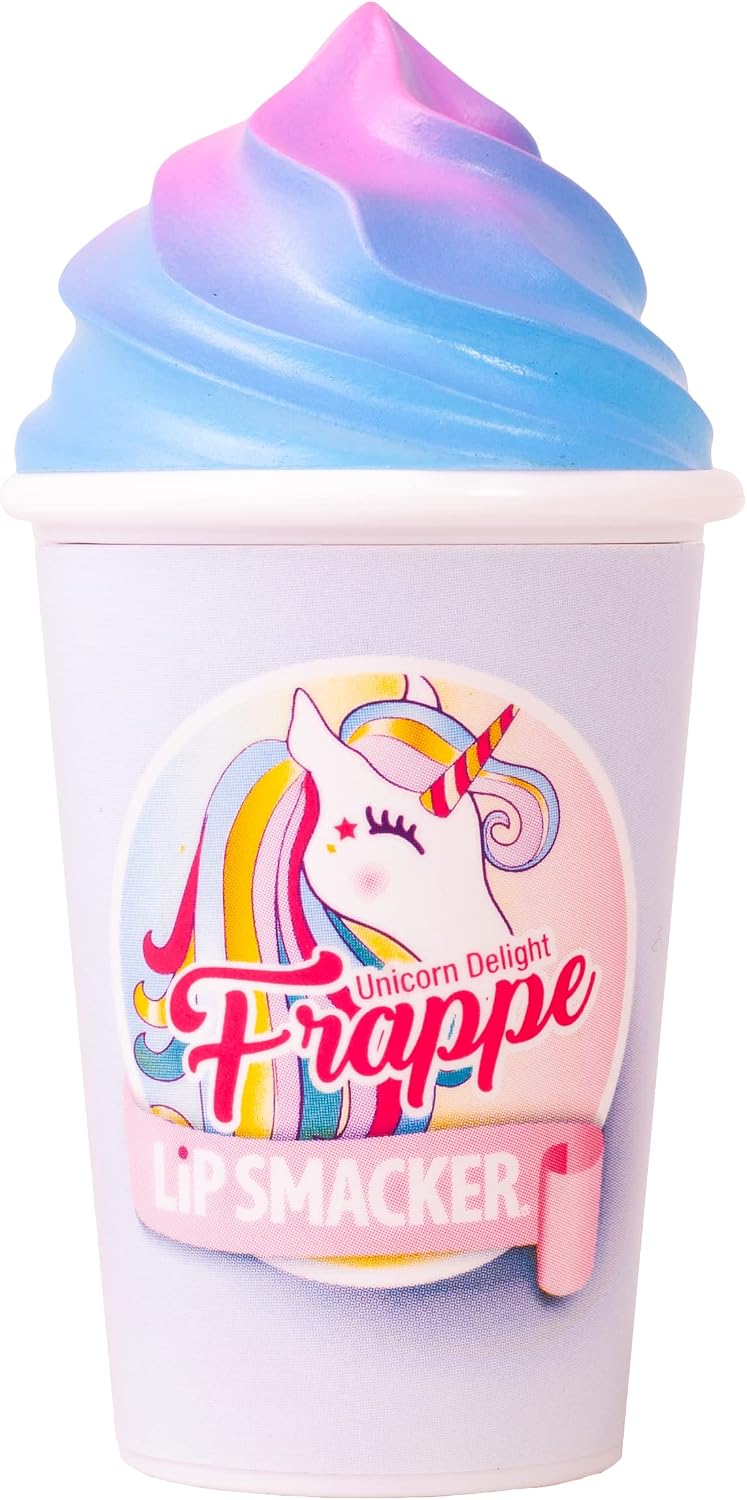 Lip Smacker Fanta Strawberry beverage cup lip balm dome open view