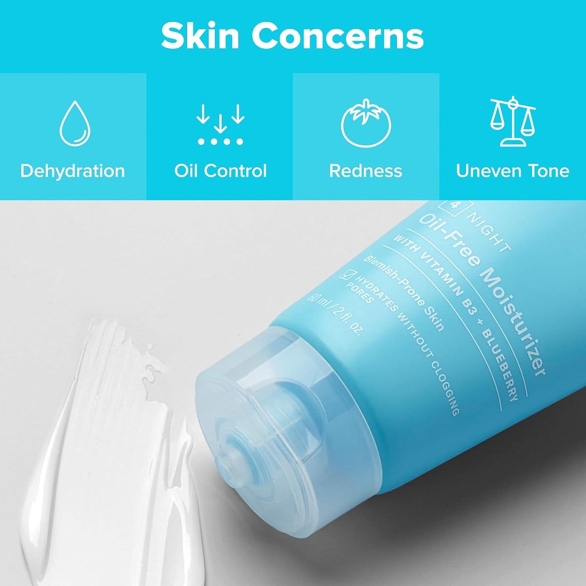 Texture of Paula's Choice lightweight facial cream