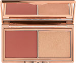 Charlotte Tilbury Mini Hollywood Blush & Glow Glide Palette, Powder Blush & Highlighter Compact, Face Makeup Duo, Travel Size Makeup Palette - Image 10