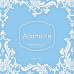 AooHome waterproof EVA shower curtain texture view