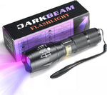 DARKBEAM UV 395nm Flashlight Ultraviolet led Light Blacklight Wood's lamp Portable 400nm Mini Detector for Dog/Cat Urine Pet Stains, Anti-counterfeiting Identification, Resin Curing, AA - Image 9