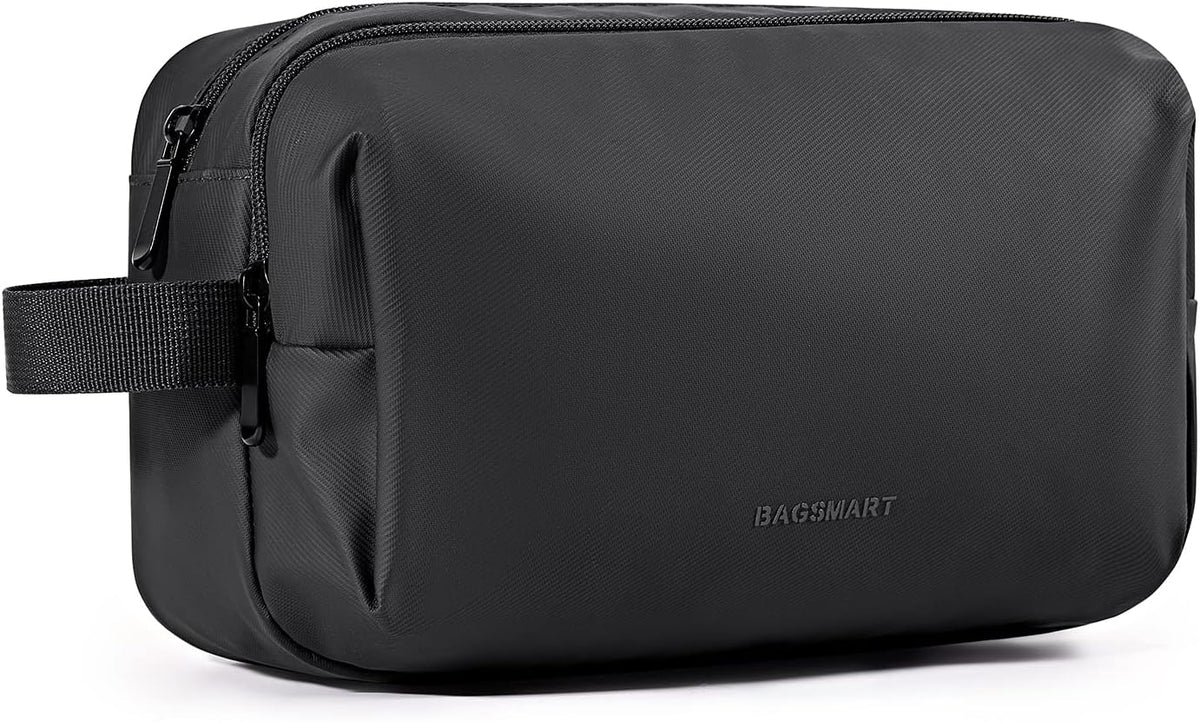 BAGSMART Toiletry Bag for Men, Travel Toiletry Organizer Dopp Kit Water-resistant Shaving Bag for Toiletries Accessories, Door Room Essentials,Navy Blue-medium - Image 14