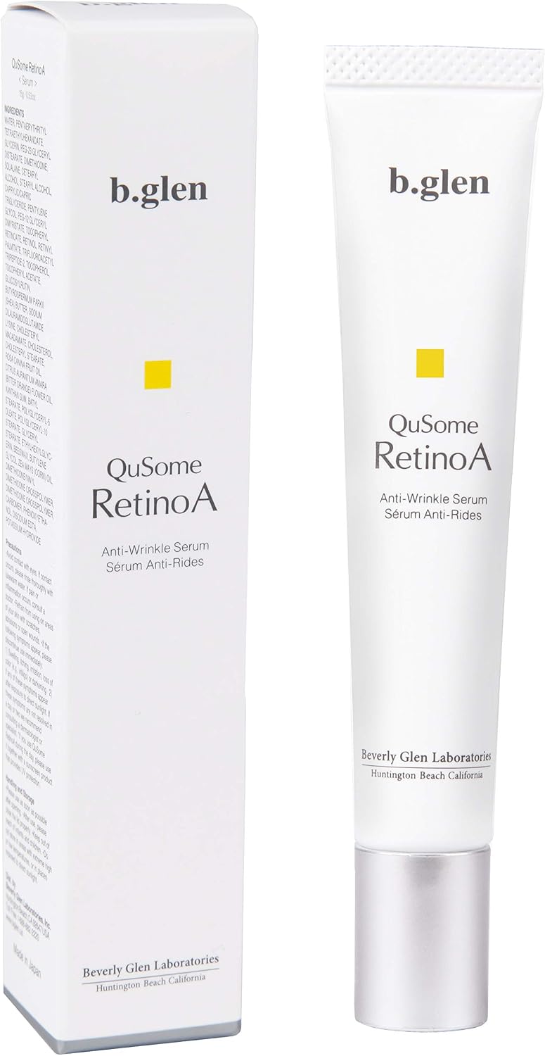 b.glen QuSome RetinoA serum front view packaging