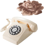 Progoo audio guest book wedding phone cream front view