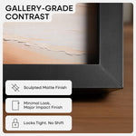 Close-up of the high-end lightweight aluminum corner molding.