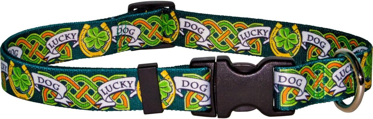 Yellow Dog Design Petite Shamrock Dog Collar, Large-1" wide fits neck sizes 18 to 28" - Image 10