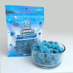 Goso Gummies Sour Blue Razz Gusher Bombs resealable bag top seal