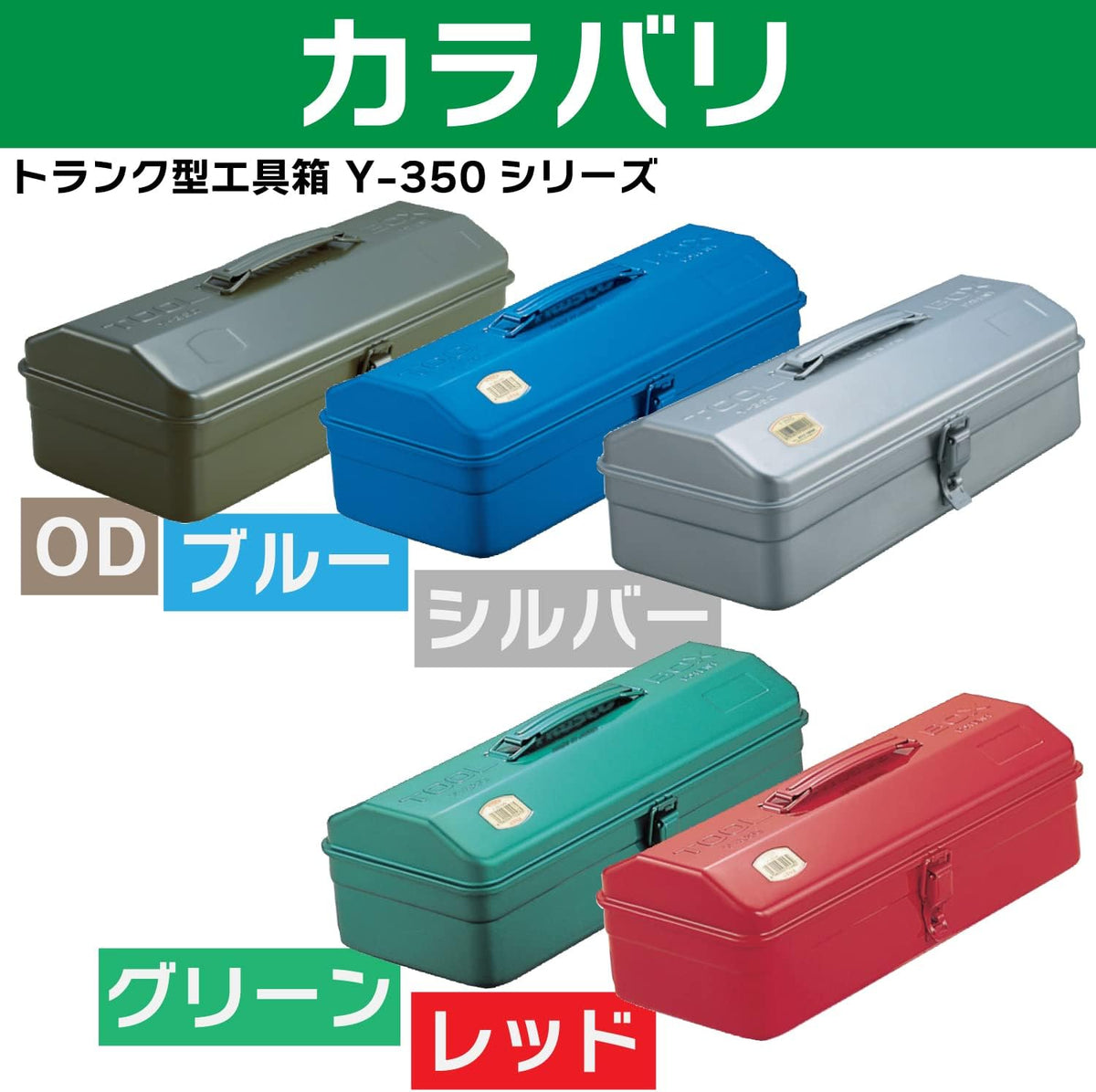 Trusco heavy duty metal box close up