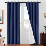 Joydeco White Blackout Curtains 90 Inches Long - 100% Blackout Living Room Curtain 2 Panels, Grommet Thermal Insulated Window Drapes for Bedroom (Pure White,52" Wx90 L) - Image 13