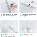 Glass Cutter Tool with Automatic Oil Feed - 2mm-20mm, Ideal for Mirrors, Tiles, Mosaic - Image 7